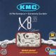 KMC Kette X8-93 siber/grau 7/8-fach 116 Glieder