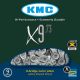 KMC Kette X9 grau 9-fach 114 Glieder