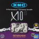 KMC Kette X-10-93 silber/grau10-fach