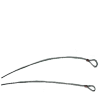 Stahlschlaufen mit einer se 175mm (100 St)