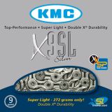 KMC Kette X9 siber 9-fach 114 Glieder