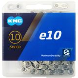 KMC Kette e10 silber 10-fach 122 Gl. E-Bike