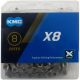 KMC Kette X8 siber 7/8-fach 114 Glieder