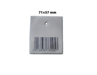 RF Softetiketten Barcode 71×57mm