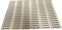 AM Klebeetiketten Sensormatic barcode (2500) 58kHz