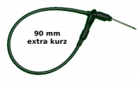 Stahlschlaufen mit Nadel + �se schwarz 90mm (1000 St)