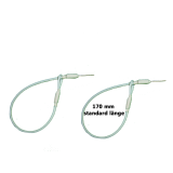 Stahlschlaufen mit Nadel + se wei 170mm (100 St)