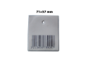 RF Softetiketten Barcode Design 71×57mm