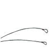 Stahlschlaufen mit einer se 175mm (500 St)