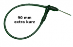Stahlschlaufen mit Nadel + �se schwarz 90mm (100 St)